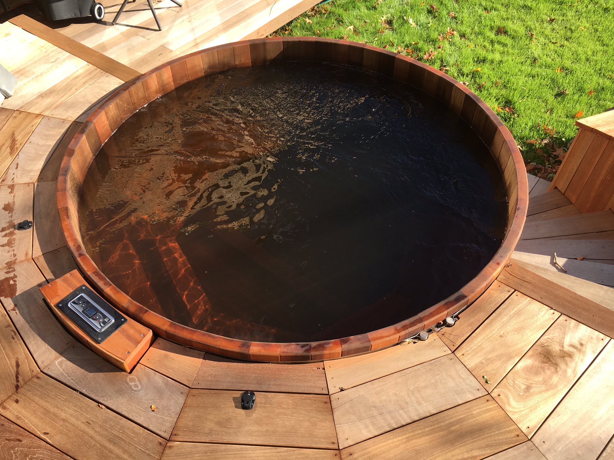 Single Wall Hot tub, Maine Cedar Tub.