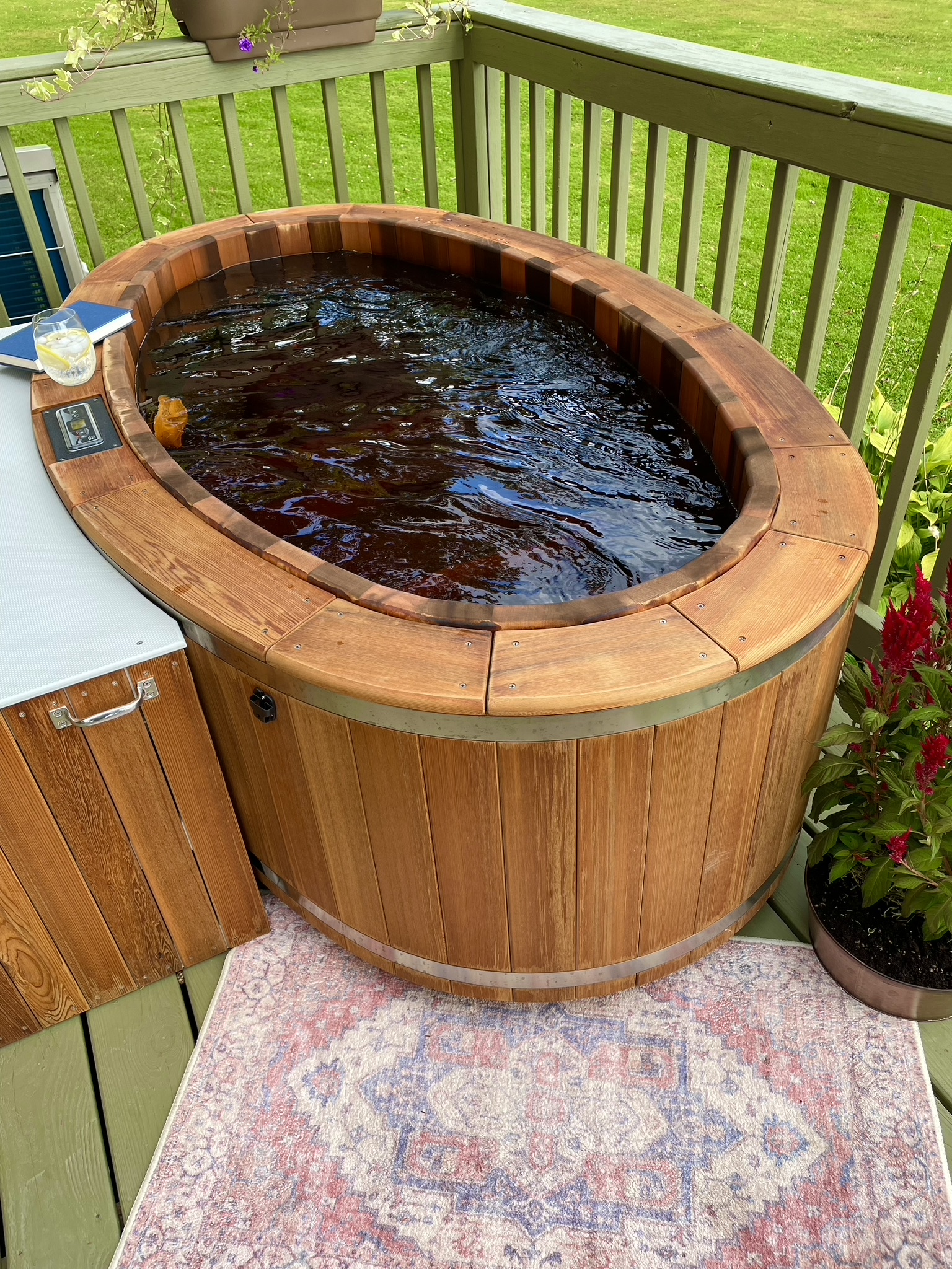 Two Person Double Wall Double Wall Maine Cedar Hot Tub